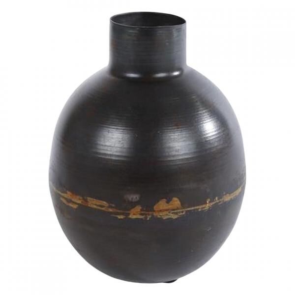 Vase Hidde Metall braun 13 cm