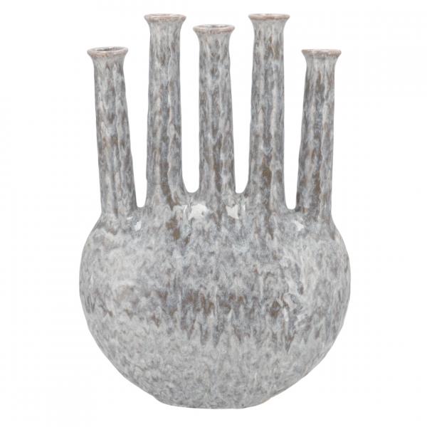 Vase Inga Jahra grau 46 cm