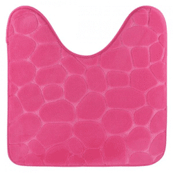 Toilet mat fuchsia microfiber 50 x 50 cm VE64