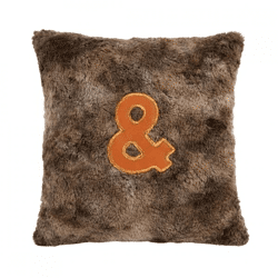 Ateliers du Linge Kissen Chic & braun 30 x 30 cm