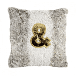 Ateliers du Linge Kissen Chic & grau 30 x 30 cm