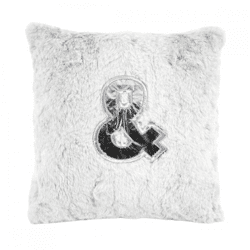 Ateliers du Linge Kissen Chic & weiß 30 x 30 cm