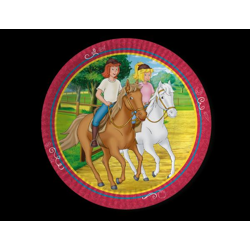 BIBI UND TINA - 8 Pappteller - 23 cm