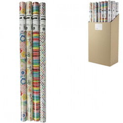 Gift paper Capri 200 x 70 cm 4 assorted