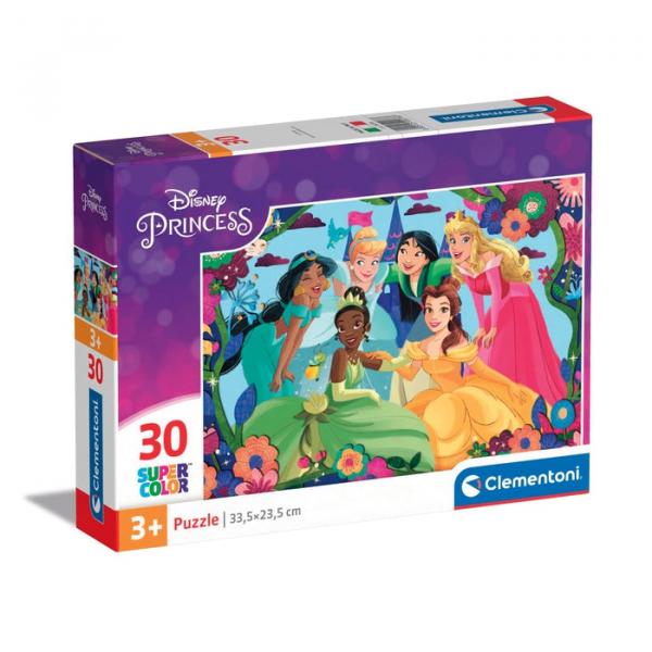 Clementoni 20276 - 30 Teile Puzzle - Supercolor - Disney Princess