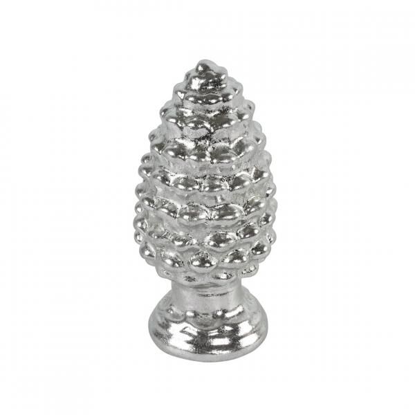 Countryfield Statue Tannenzapfen Celine M silber 13 cm