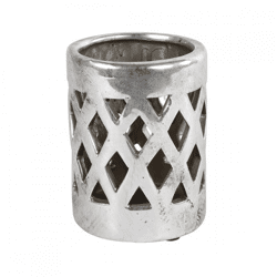 Countryfield tea light holder Dassel S silver 12 cm