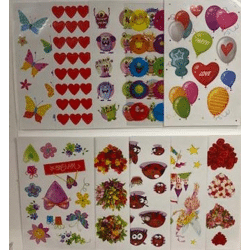 Dekosticker 10 Bögen