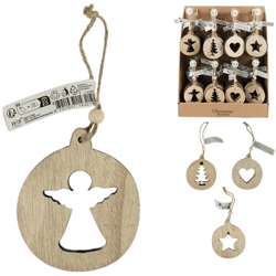 Display Christmas pendant 4 assorted 72 pieces B-choice