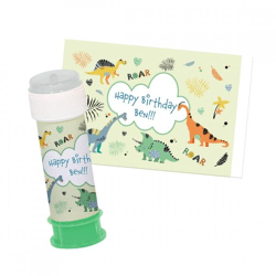 Folat Bubble Blower Sticker Dino Roars 11 cm 6 pieces