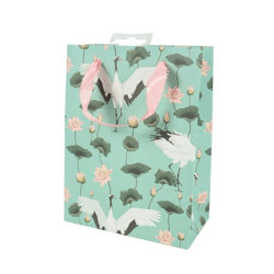 Gift bag Crane 16.5 x 10 x 21.5 cm