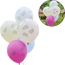 Ginger Ray balloons palm leaf 5 pieces