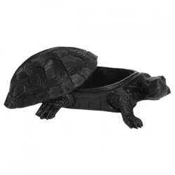 Housevitamin Vorratsdose Turtle schwarz 16 cm