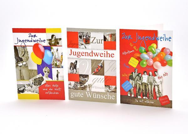 Jugendweihekarte - sortiert