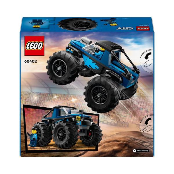 LEGO&reg; 60402 City Fahrzeuge - Blauer Monstertruck (148 Teile)
