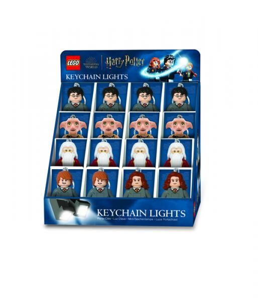 LEGO&reg; Thekendisplay f&uuml;r 16 Harry Potter LED Schl&uuml;sselanh&auml;nger