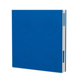 LEGO® lockable notebook with gel pen - color dark blue