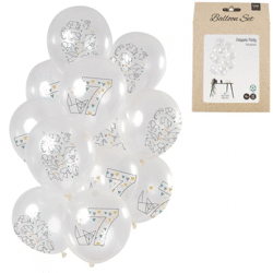 Balloons Origami figure 7 years 30 cm set of 12