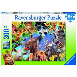 Lustige Bauernhoftiere - Puzzle 200 Teile