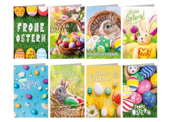 Ostern - Osterkarte 5786 - 8-fach sortiert - 17,5 cm