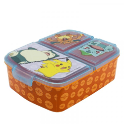 Pokemon - Lunch box with 3 compartments