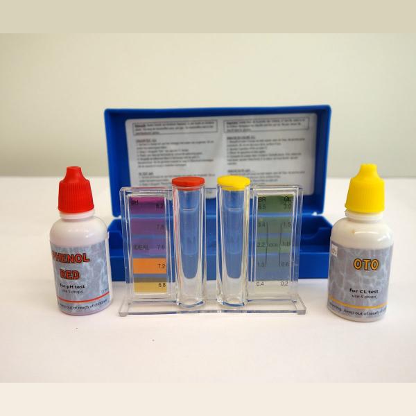 Pool water testkit oto and phenol
