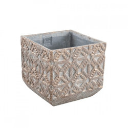 PTMD Blumentopf Jenah braun M 19 cm