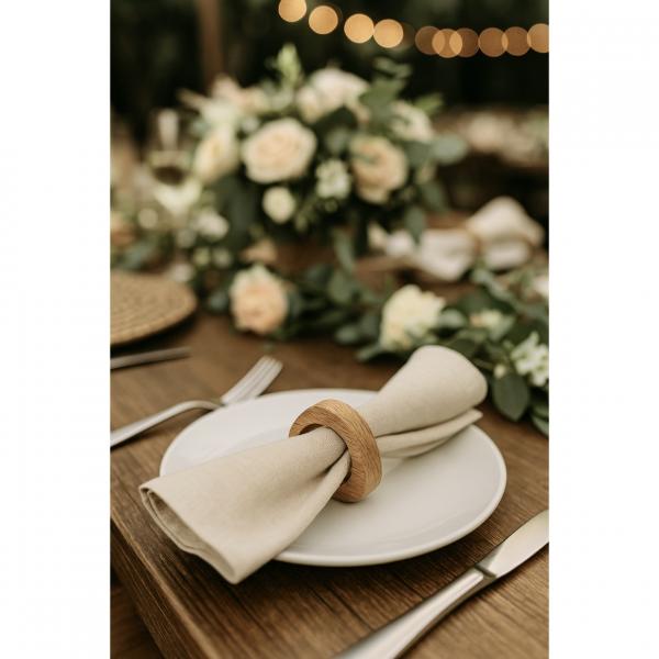 PTMD Serviettenring Tria Holz 5 cm