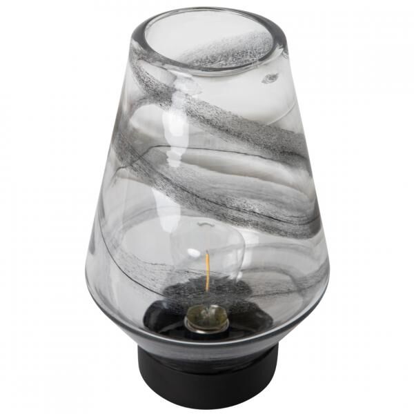 PTMD Tischlampe Celester LED auf Batterie schwarz 23.5