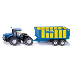 SIKU 1947 - Tractor with silage wagon - Model car