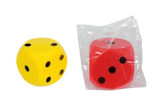 Soft-Spielw&uuml;rfel, 2-sort. (Androni)