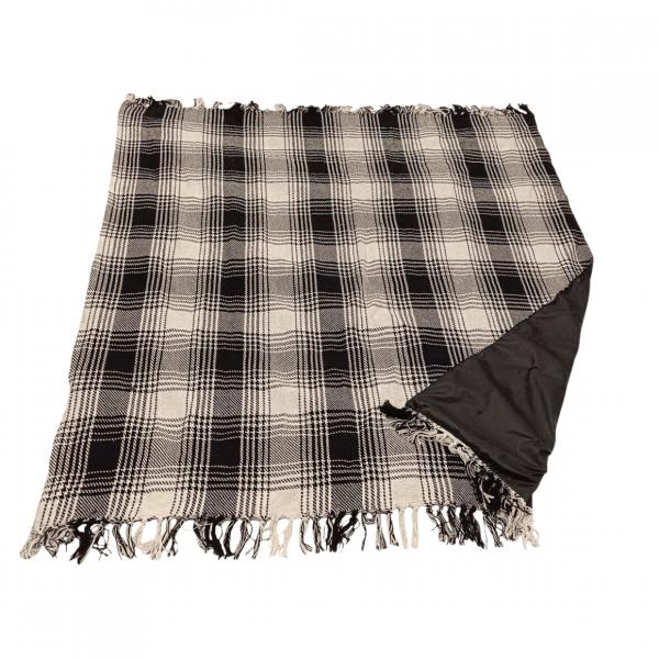 Take a Plaid polyback picnic plaid schwarz/weiß 160 x 160 cm