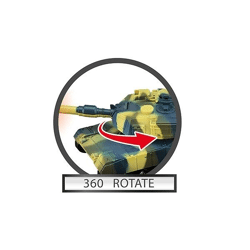 Toi Toys 15562A - ALFAFOX Tank Military 17cm Friction +L-T 