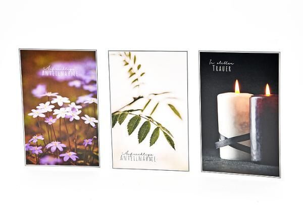 Trauerkarte - sortiert