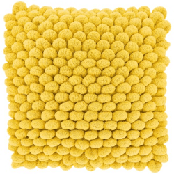 Unique Living cushion Alina lemon yellow 45 x 45 cm