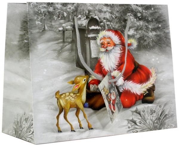 Weihnachtsgeschenkt&uuml;ten Weihnachtsmann - Medium-quer - 5 Motive