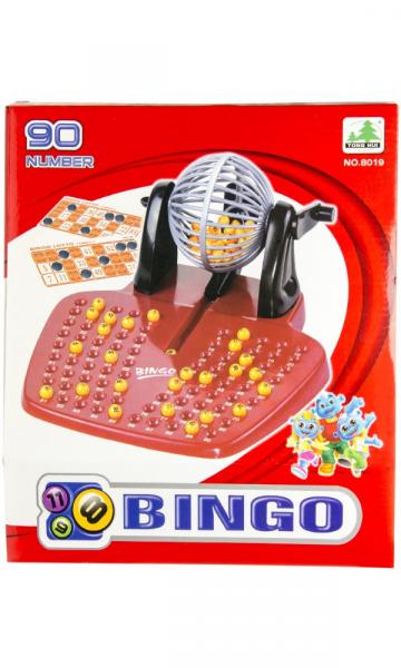 Bingospiel 28 x 29 x 11 cm rot 93-teilig