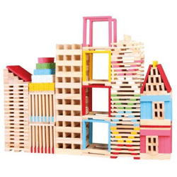 Bino & Mertens - Wooden building blocks, city
