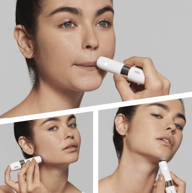 BRAUN FS1000 Mini Gesichtsepilierer mit Smartlight – Neuware