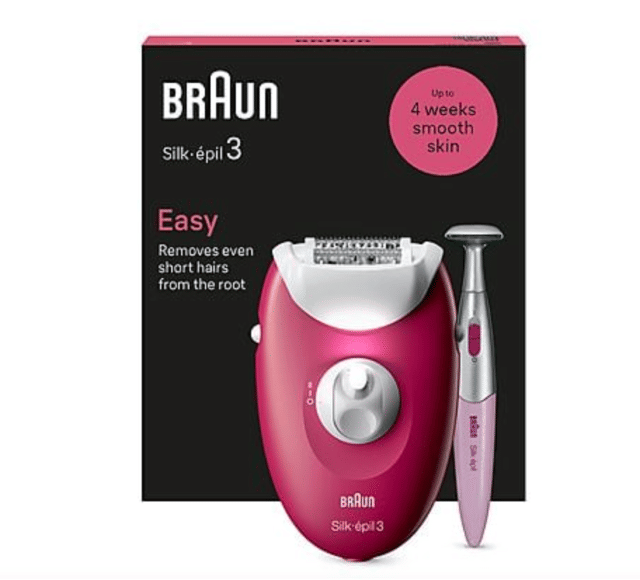 BRAUN Silk-épil SE3-202 Elektrischer Epilierer mit Smartlight – Neuware