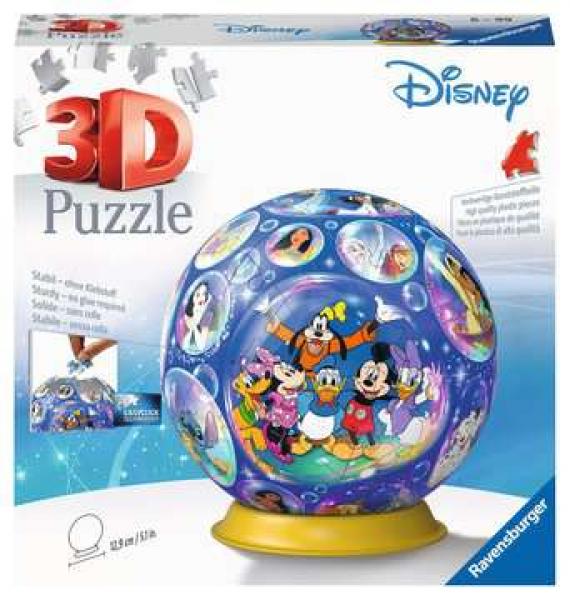 Disney Characters - 3D Puzzle Ball 72 pieces