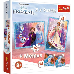 Disney Frozen 2 - Puzzle and Memo 2in1 30+48 pieces