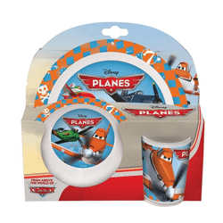 Disney Planes - 3-teiliges Melamin Set