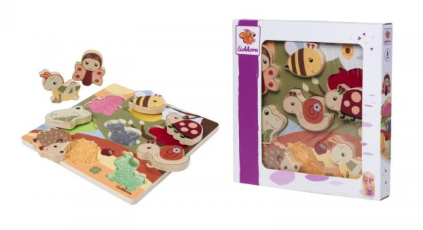 Eichhorn - F&uuml;hlpuzzle mit Stoff