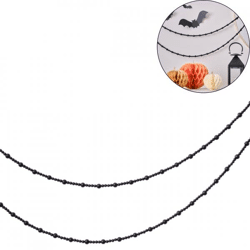 Ginger Ray Halloween Girlande schwarz 3 m