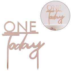 Ginger Ray Tortenaufleger One Today rose gold 11 cm