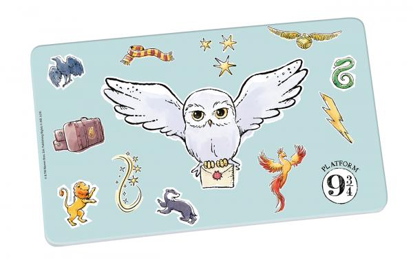 Harry Potter "Watercolor World" - Fr&uuml;hst&uuml;cksbrettchen mit Hedwig Eule