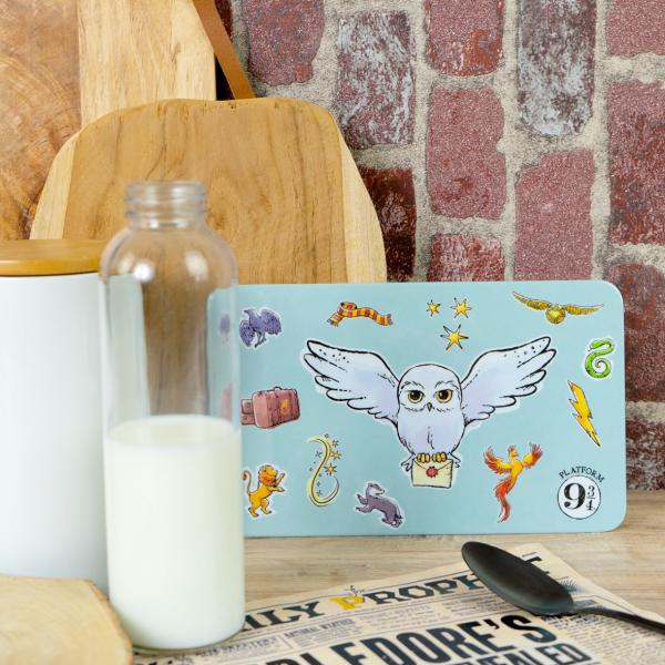 Harry Potter "Watercolor World" - Fr&uuml;hst&uuml;cksbrettchen mit Hedwig Eule