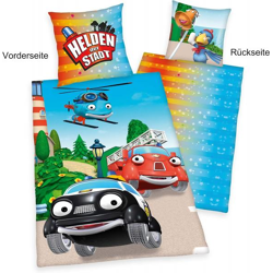 Helden der Stadt - Wendebettwäsche - 80 x 80 / 135 x 200 cm