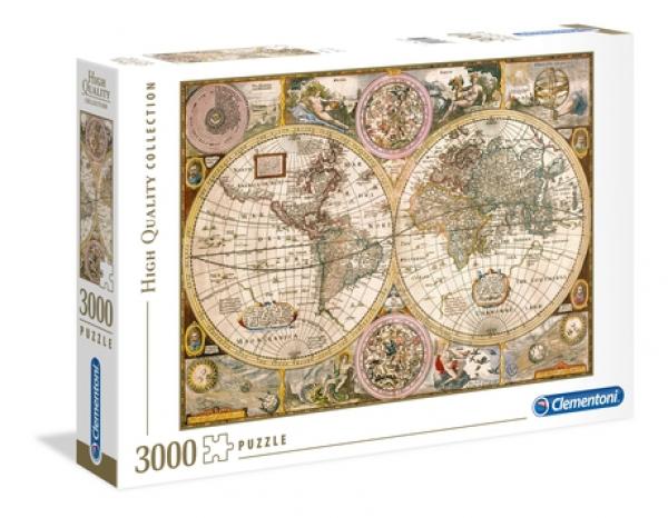 High Quality Collection - 3000 Teile Puzzle - Alte Karte